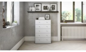 Biała komoda 72x108x30 cm May – Tvilum