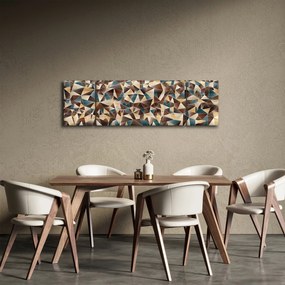 Obraz trójkątów (170x50 cm)