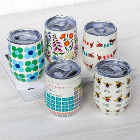 Kubek podróżny 350 ml Blue and green Daisy – Rex London