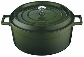 LAVA Metal garnek żeliwny, śr. 28 cm, zielony, 6,7 l
