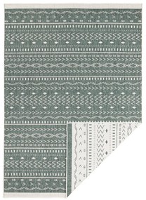 Zielono-kremowy dywan odpowiedni na zewnątrz NORTHRUGS Kuba, 80x150 cm