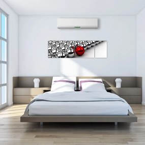 Obraz błyszczących kulek (170x50 cm)