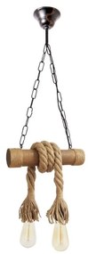 Brilagi - Żyrandol na łańcuchu KOS 2xE27/60W/230V buk