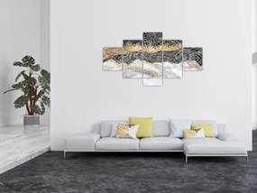 Obraz - Mandala w marmurze (125x70 cm)
