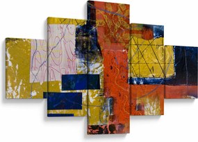 Obraz - Abstrakcja (125x70 cm)