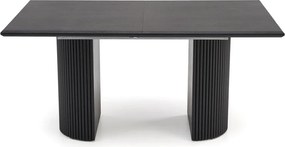 Czarny rozkładany do 250 cm stół Bolero Halmar