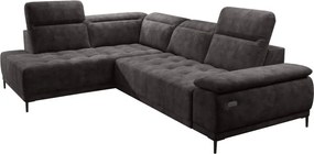 Narożnik FOCUS L z elektryczną regulacją w tkaninie SALVADOR 04 WERSAL