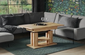 Ława rozkładana podnoszona ISO 110(170)x65 dąb złoty craft ENDO