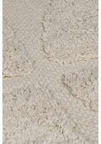 Kremowy bawełniany dywan tkany ręcznie 80x150 cm Ada Arch Geo – Flair Rugs