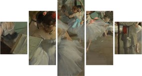 Obraz - Edgar Degas, The Dance Class, reprodukcje (125x70 cm)