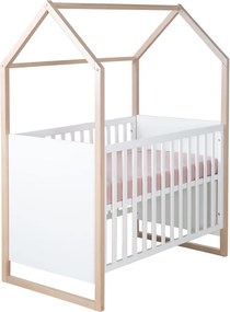 Białe łóżeczko 60x120 cm Cabane – Roba