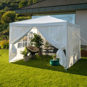Namiot ogrodowy Trekno typ 1, biały, 300 x 300 x 245 cm