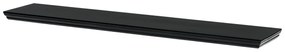 Półka ścienna P-026, matowy czarny, 120 cm