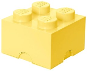 Jasnożółty kwadratowy pojemnik LEGO®