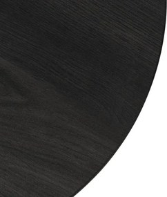 Zestaw Stolików Kawowych LEILA 38 cm/48 cm Czarny Loft