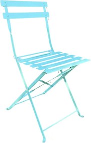 Składane krzesło restauracyjne zewnętrzne Semplici, miętowe