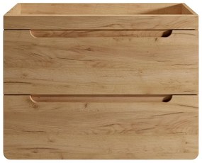 Szafka pod umywalkę wisząca naturalna - 80 cm - ARUBA