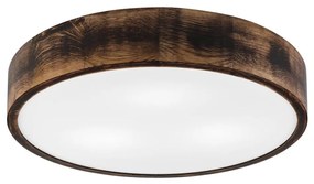 Lampa sufitowa OAK SMOKY 3xE27/15W/230V Ø47,5 cm dąb ciemny brąz