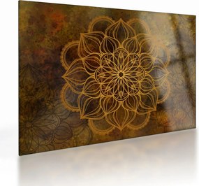 Obraz na szkle - Mandala radości (70x50 cm)