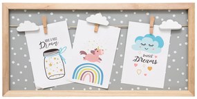 Drewniana ramka na zdjęcia CLOUD 40 cm