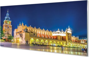 Panel Szklany Nocne Sukiennice w Krakowie