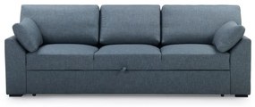 Niebieska rozkładana sofa 233 cm Janson – Scandic