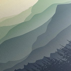 Obraz - Forest Mountain (125x70 cm)
