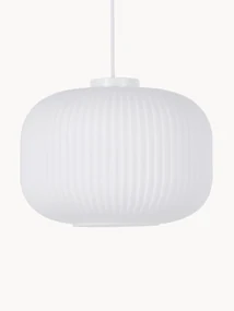 Lampa wisząca ze szkła opalowego Mildford