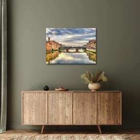 Obraz - Most przez rzekę (70x50 cm)