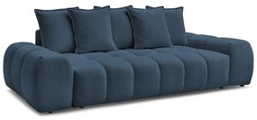 Ciemnoniebieska sofa z tkaniny szenilowej 278 cm Everest – Bobochic Paris