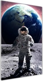 Foto obraz szkło hartowane pionowy Astronauta
