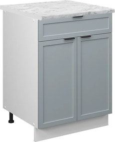 Szafka dolna do kuchni jasnoniebiesko-szary 60x60x82 fame-line