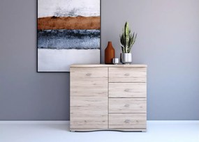 Komoda Taloria 120 cm – nowoczesna i funkcjonalna do salonu