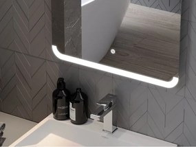 Mexen Nida lustro łazienkowe podświetlane 50 x 70 cm, LED 6000K, antypara - 9806-050-070-611-00