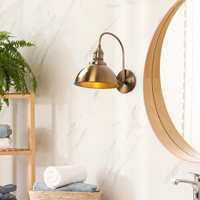 Kinkiet w kolorze brązu ø 21 cm Varzan – Opviq lights