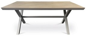 Stół ogrodowy Autronic, aluminium, polywood,beżowy, AZT-S1510 OAK