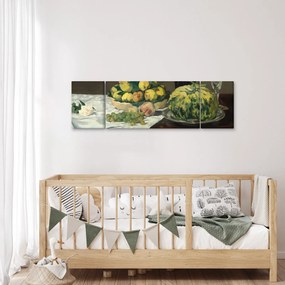 Obraz - Edouard Manet, Still Life with Melon and Peaches, reprodukcje (170x50 cm)