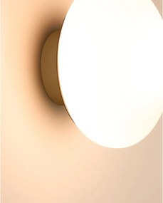 Biało-czarny kinkiet ø 15 cm Bamila – Kave Home