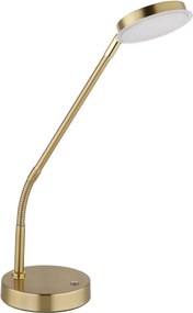 Globo 58504TM - LED dotykowo ściemniana lampa stołowa SILVIO LED/6,5W/230V mosiądz