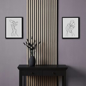 Panele ścienne 60x120 cm Szary