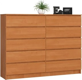 Wysoka komoda z szufladami do biura olcha N9-T34