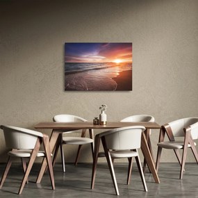 Obraz na szkle - Zachód słońca w Tajlandii (70x50 cm)