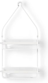 Biała wisząca plastikowa półka łazienkowa Flex – Umbra