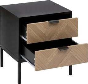 Szafka nocna CHEVRONS, 50 x 40 x 45 cm