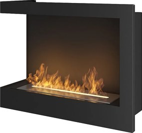Kominek bioetanolowy Corner 600 Left SimpleFire do zabudowy ze szkłem