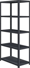 Metalowy regał warsztatowy Sam 90x45x183 cm, antracyt