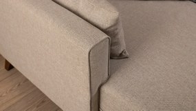 Sofa narożna Bella Narożnik Lewy 2 Kremowy