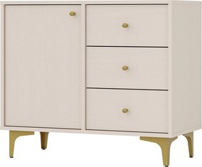 Komoda TORINO 84 cm do Salonu Sypialni Odcienie beżu