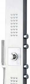 Kolumna prysznicowa 8815 z termostatem SEDALPanel prysznicowy ze szczotkowanego aluminium