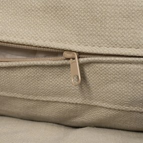 Beżowa lniana sofa 212 cm – Ixia